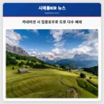 카네이션 시 집중호우로 다수 도로 폐쇄 중