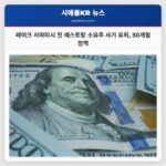 레이크 사마미시 인근 레스토랑 전 소유주 노인 여성에게서 5억 1천만 원 사기 혐의로 30개월 징역 선고