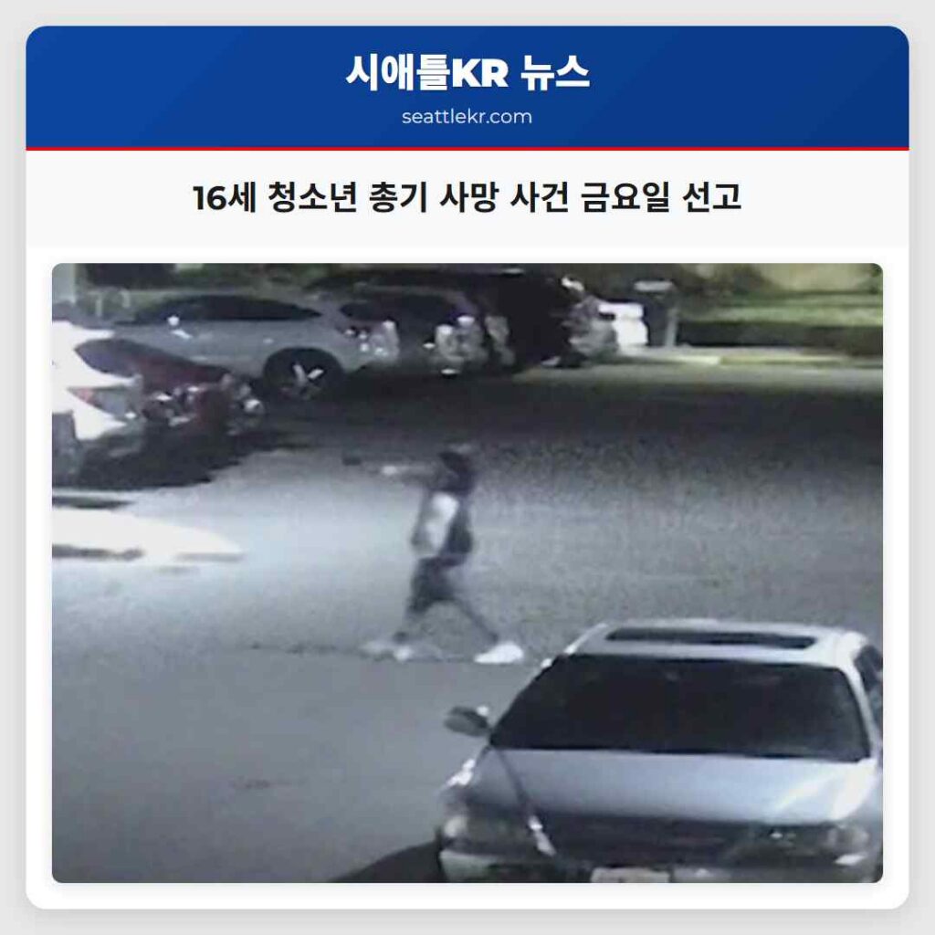16세 청소년 총기 사망 사건 금요일 선고