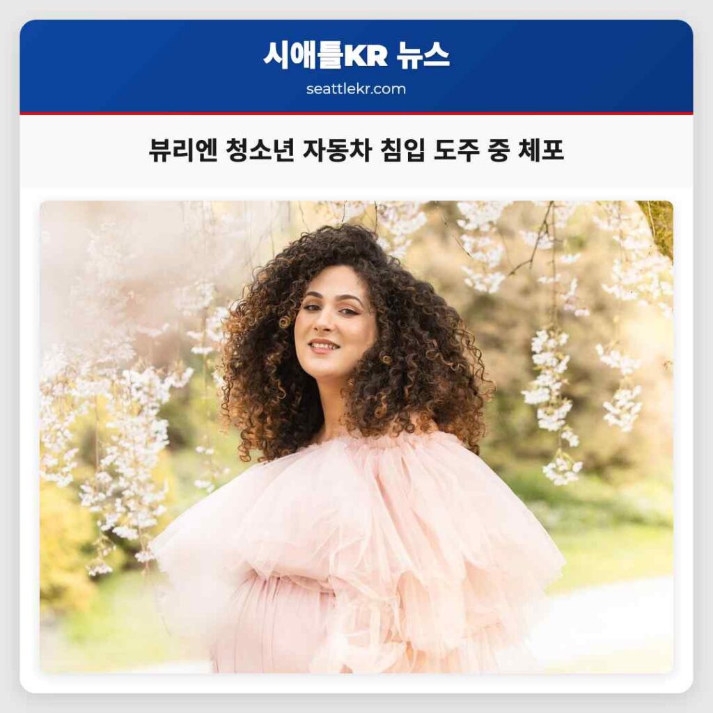 뷰리엔 청소년 자동차 침입 도주 중 체포