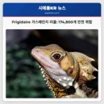 Frigidaire 가스레인지 174800여 개 연소 위험 리콜 조치