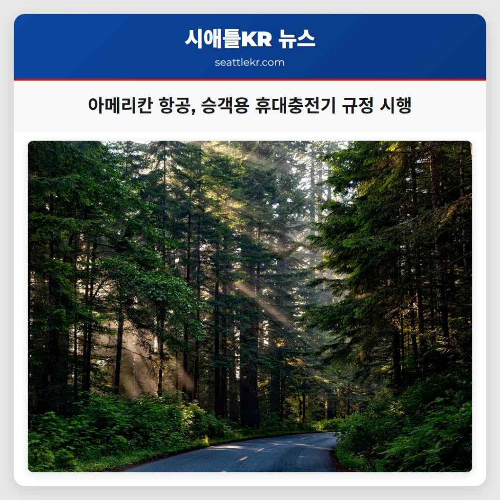 아메리칸 항공, 승객용 휴대충전기 규정 시행