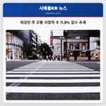 워싱턴 주 교통 사망자 수 11.8% 감소 추세