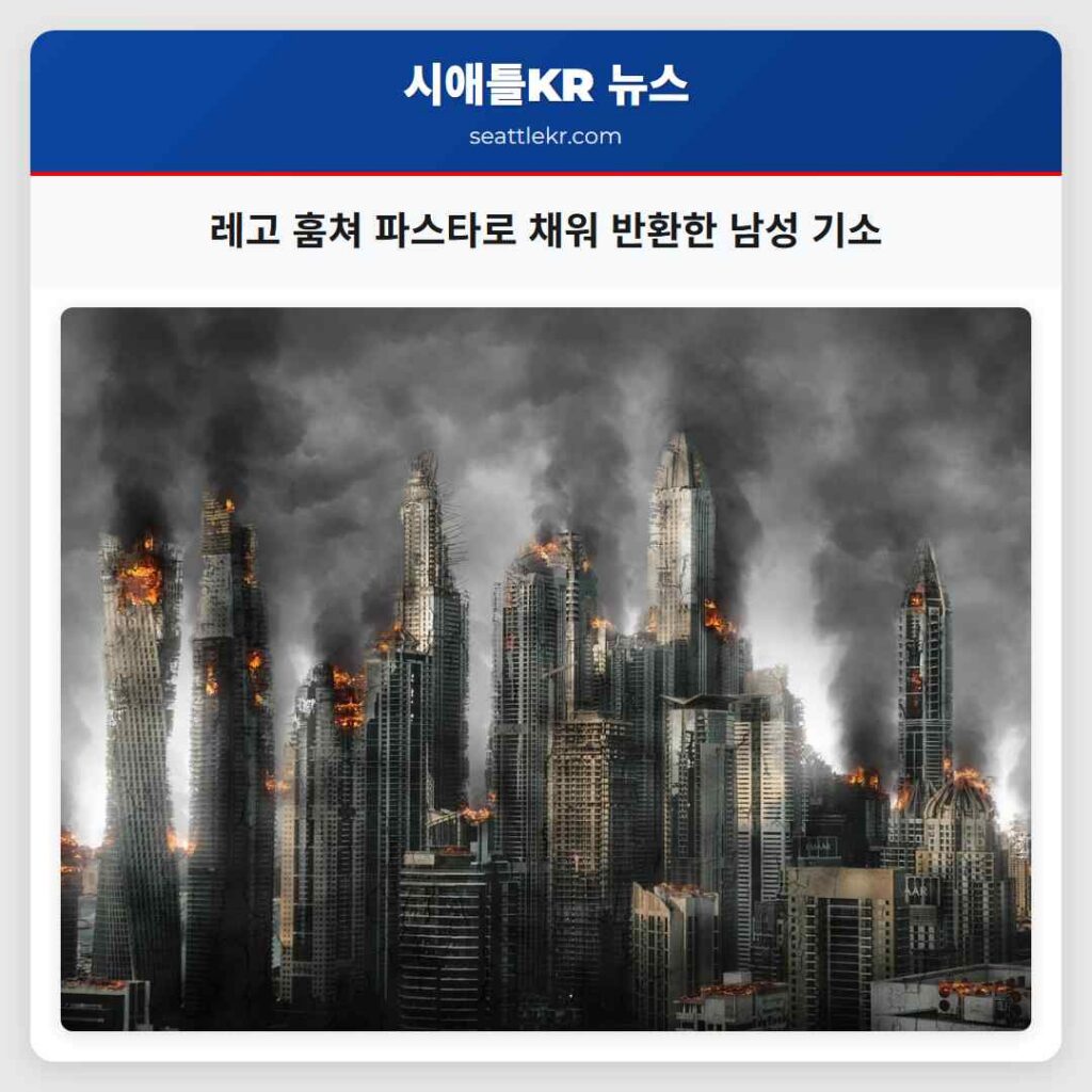 레고 훔쳐 파스타로 채워 반환한 남성 기소