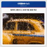 텀워터 교통사고 10세 아동 중증 부상