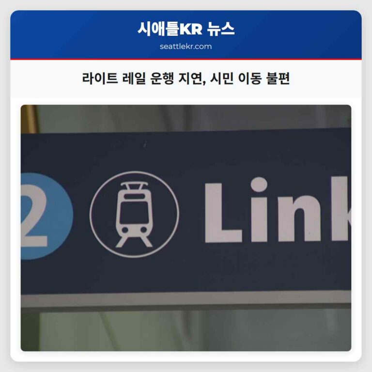 라이트 레일 운행 지연 시민 이동 불편