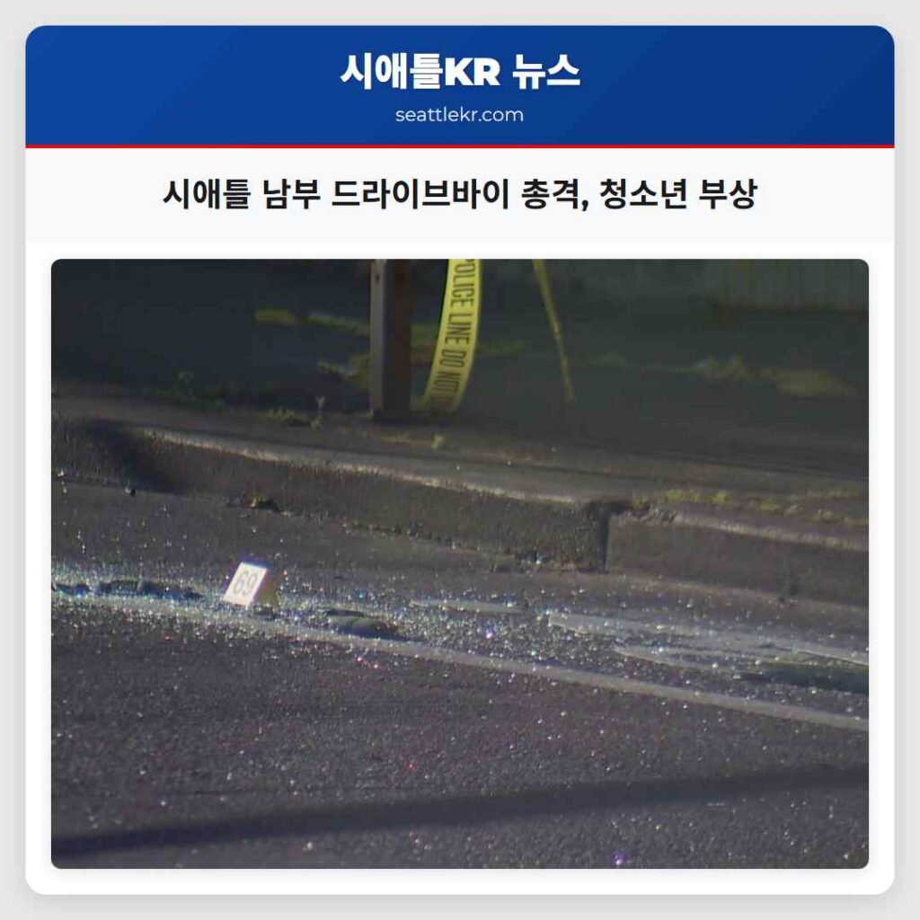 시애틀 남부 드라이브바이 총격, 청소년 부상