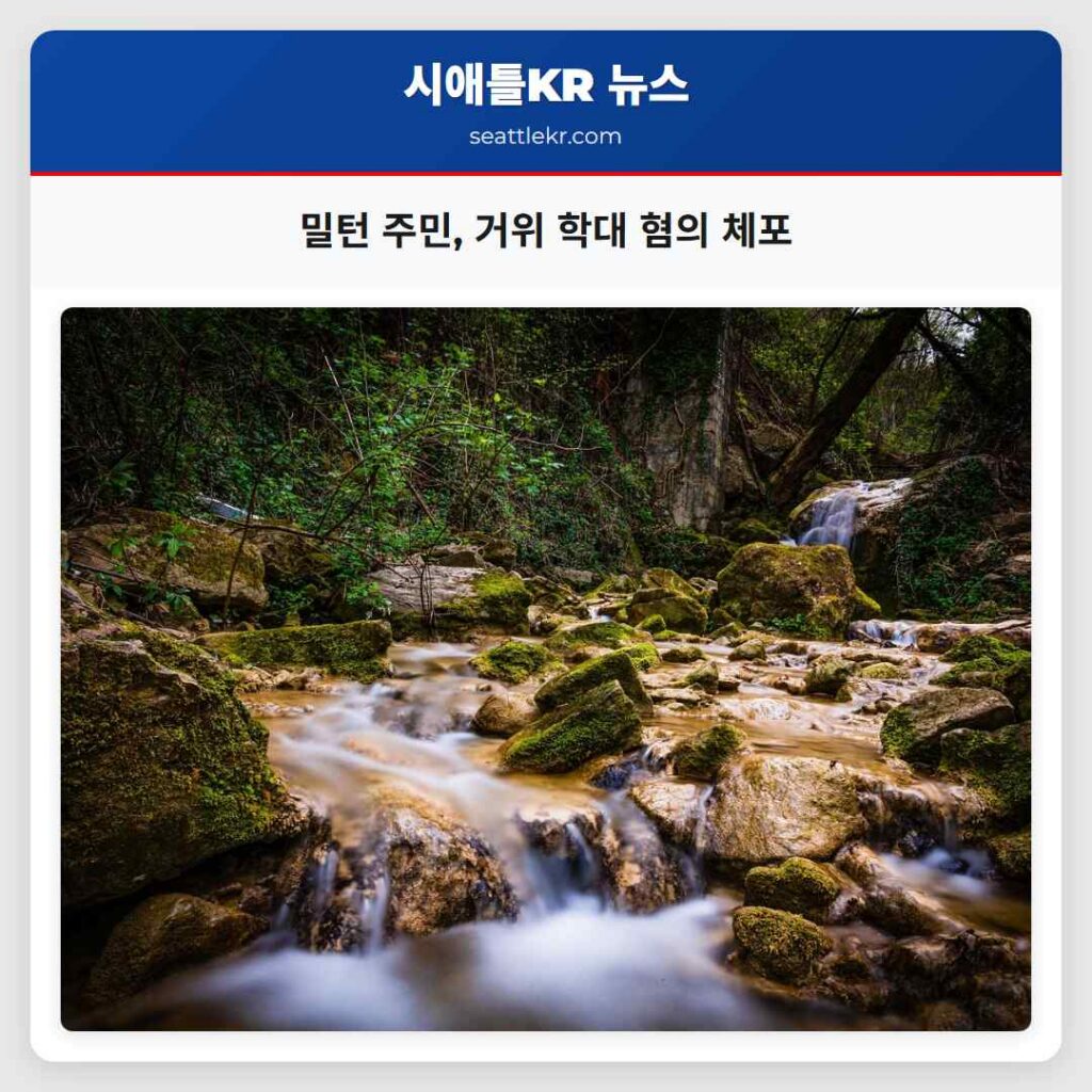 밀턴 주민, 거위 학대 혐의 체포