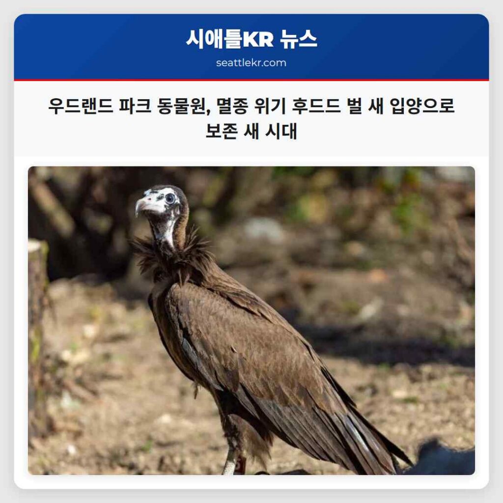 우드랜드 파크 동물원, 멸종 위기 후드드 벌 새 입양으로 보존 새 시대