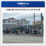 시애틀 리틀 사이공 마약 문제 지속 우회 정책 미흡