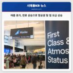 여름 휴가 시즌 연료 가격 상승으로 항공권 및 짐 요금 크게 상승