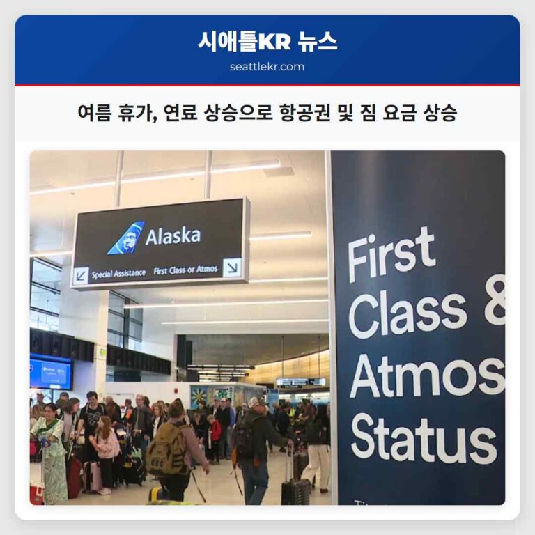 여름 휴가 시즌 연료 가격 상승으로 항공권 및 짐 요금 크게 상승