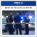 첼란 총기 사건 17세 소년 부상 14세 용의자 체포