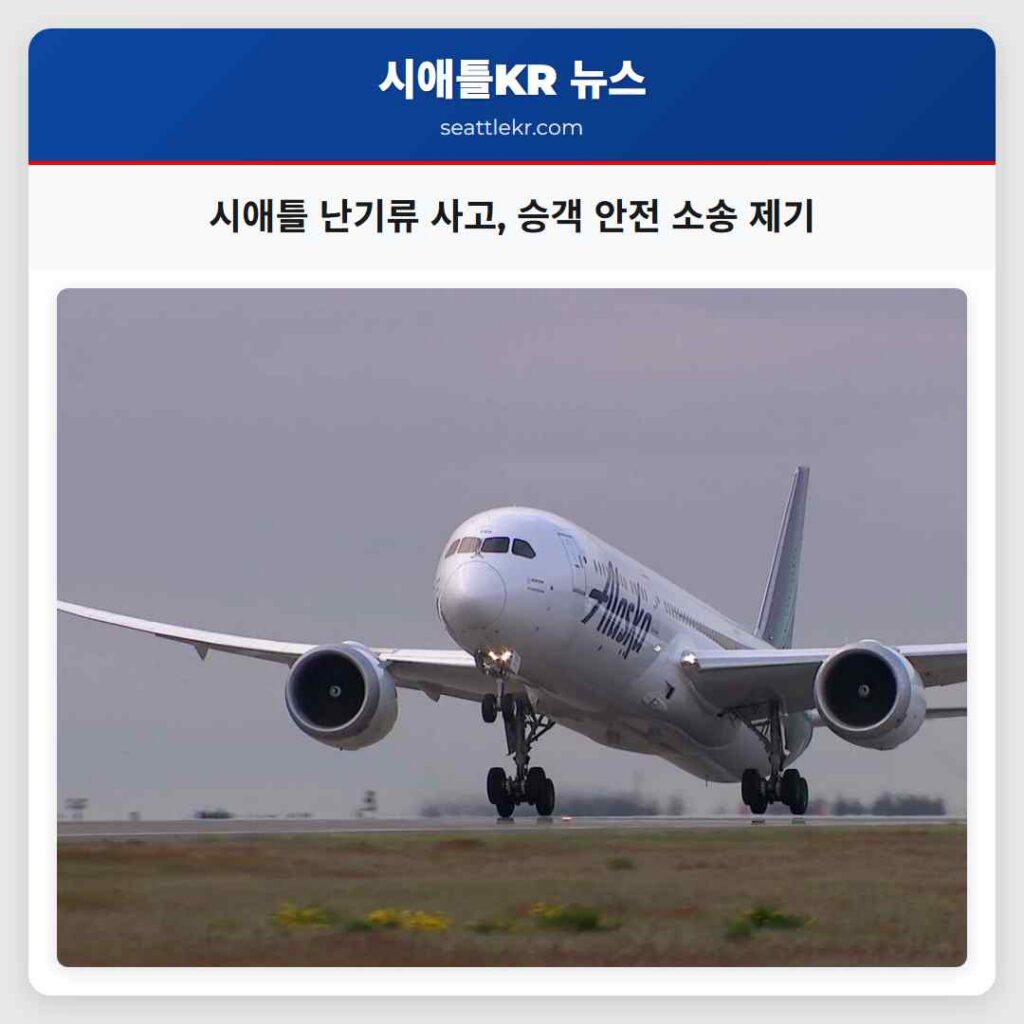 시애틀 난기류 사고, 승객 안전 소송 제기