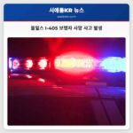 둘얼스 I-405 보행자 사망 사고 발생