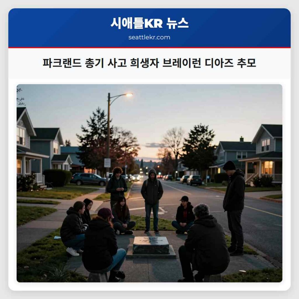 파크랜드 총기 사고 희생자 브레이런 디아즈 추모