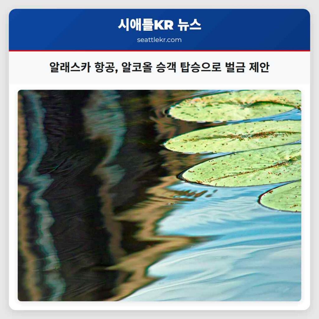 알래스카 항공, 알코올 승객 탑승으로 벌금 제안