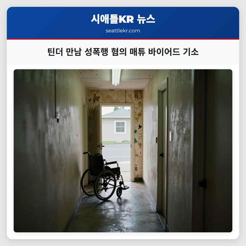 틴더 만남 성폭행 혐의 매튜 바이어드 기소