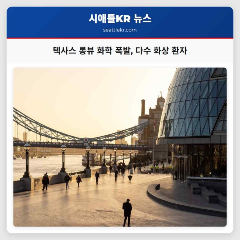 텍사스 롱뷰 화학 폭발 다수 화상 환자