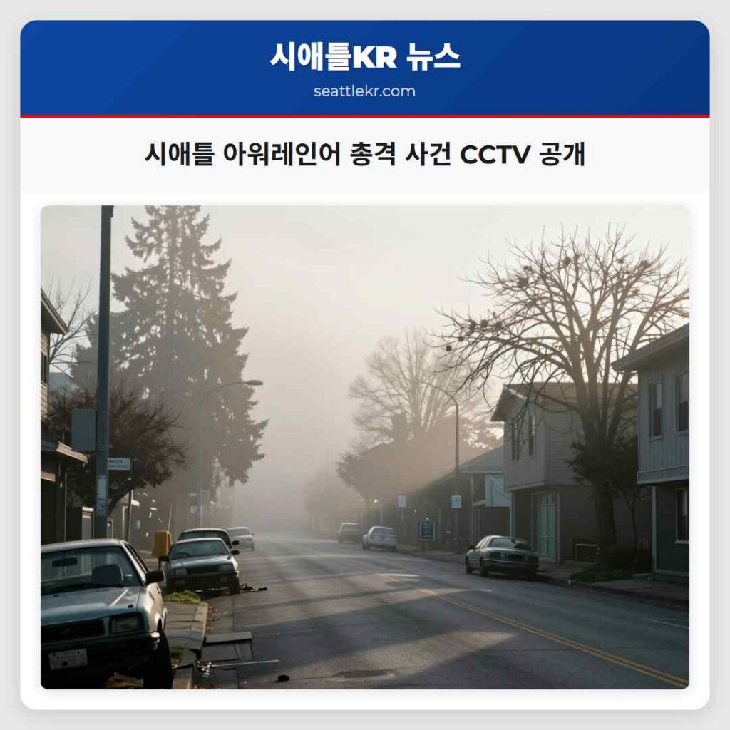 시애틀 아워레인어 총격 사건 CCTV 공개