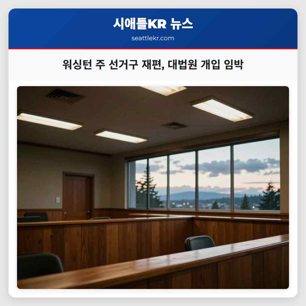 워싱턴 주 선거구 재편, 대법원 개입 임박