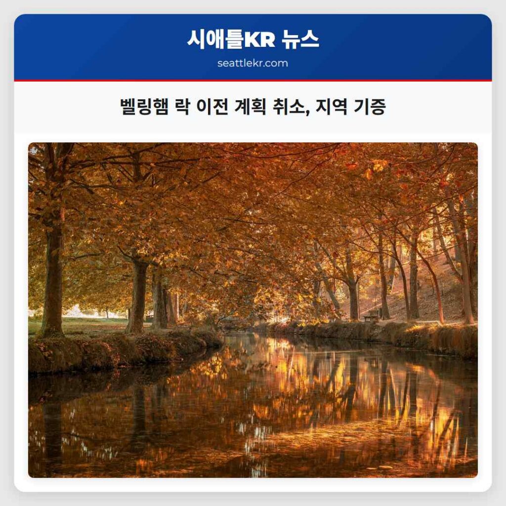 벨링햄 락 이전 계획 취소, 지역 기증