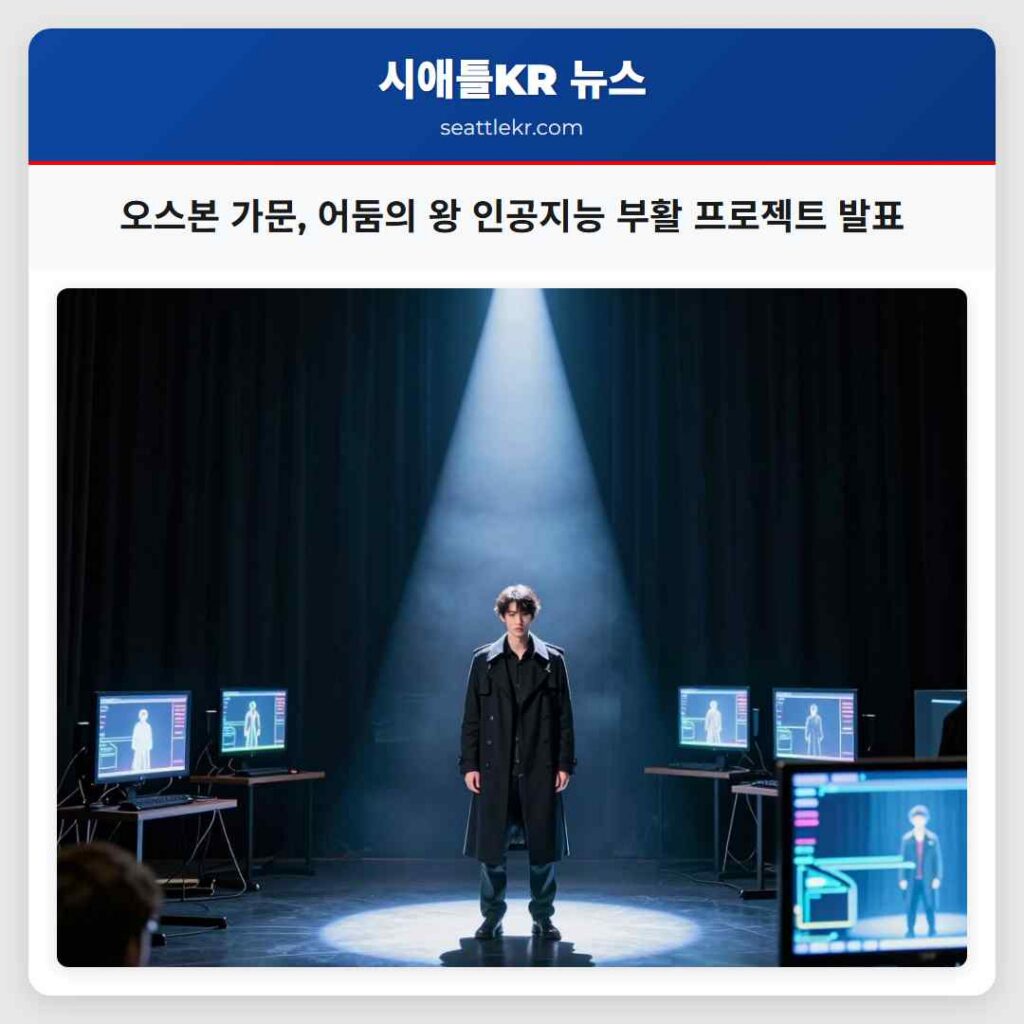 오스본 가문, 어둠의 왕 인공지능 부활 프로젝트 발표