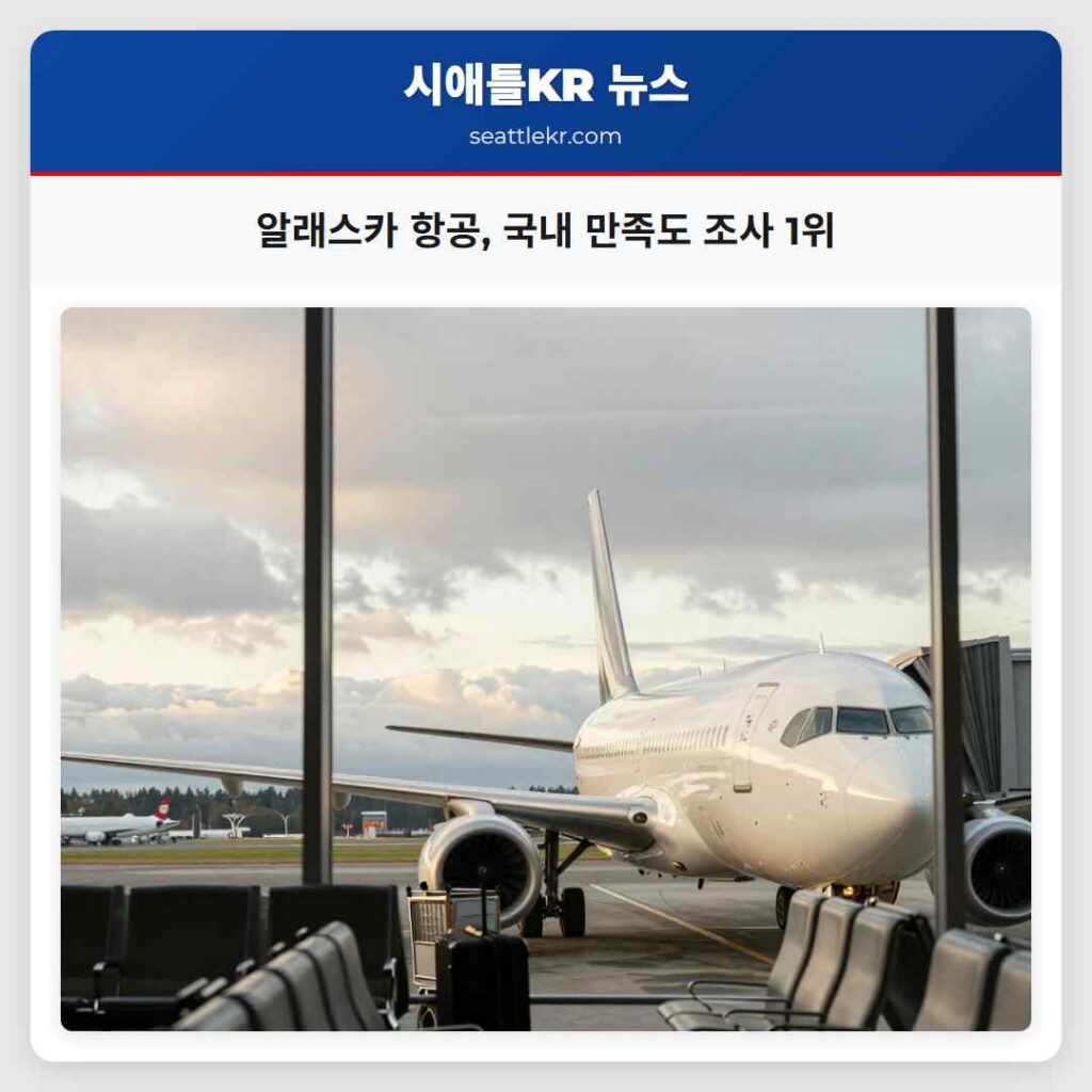 알래스카 항공, 국내 만족도 조사 1위