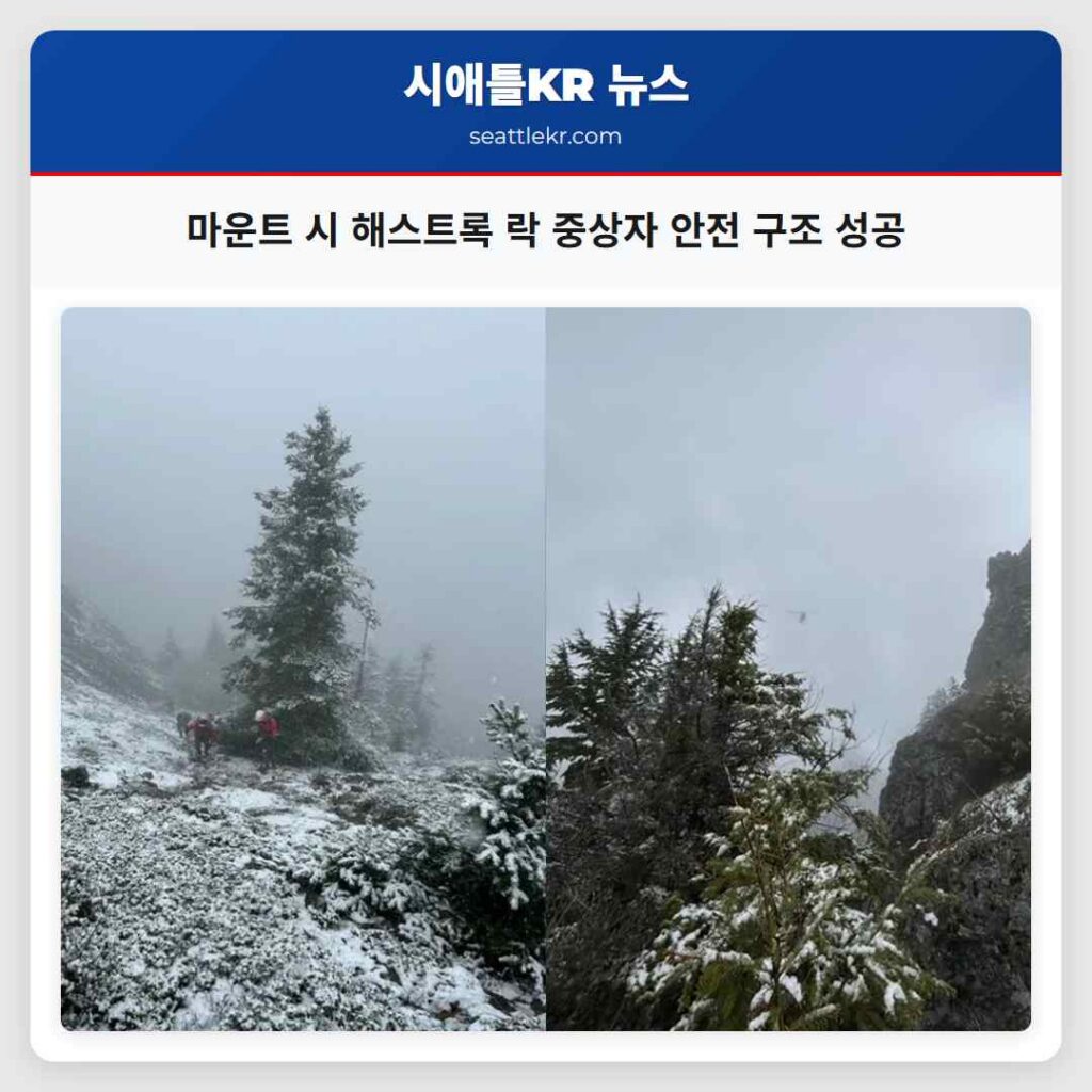 마운트 시 해스트록 락 중상자 안전 구조 성공