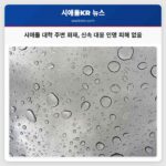 시애틀 대학 주변 화재 신속 대응 인명 피해 없음
