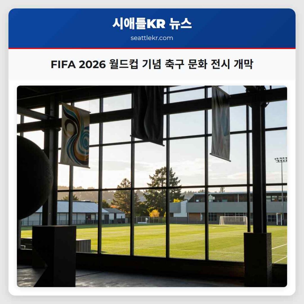 FIFA 2026 월드컵 기념 축구 문화 전시 개막