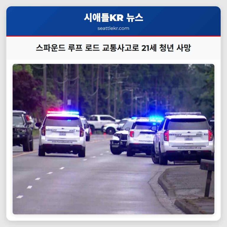 스파운드 루프 로드 교통사고로 21세 청년 사망