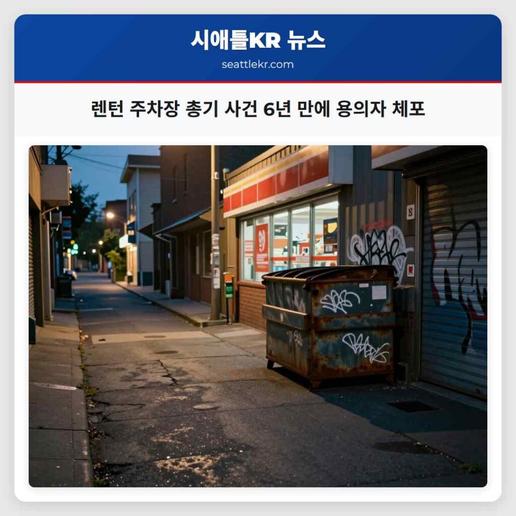 렌턴 주차장 총기 사건 6년 만에 용의자 체포