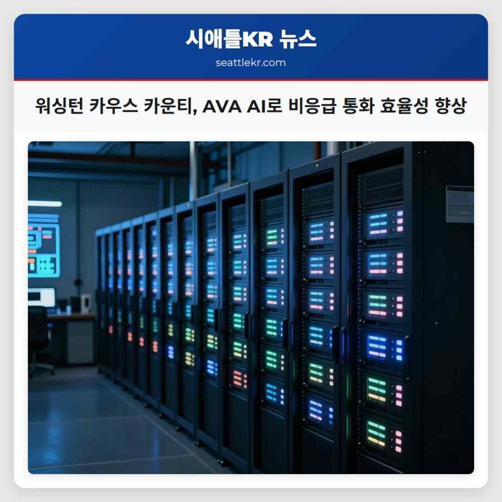 워싱턴 카우스 카운티, AVA AI로 비응급 통화 효율성 향상