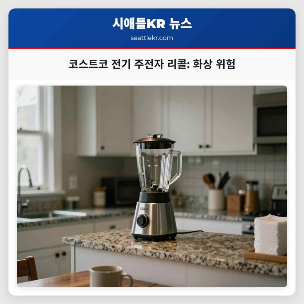 코스트코 전기 주전자 리콜: 화상 위험