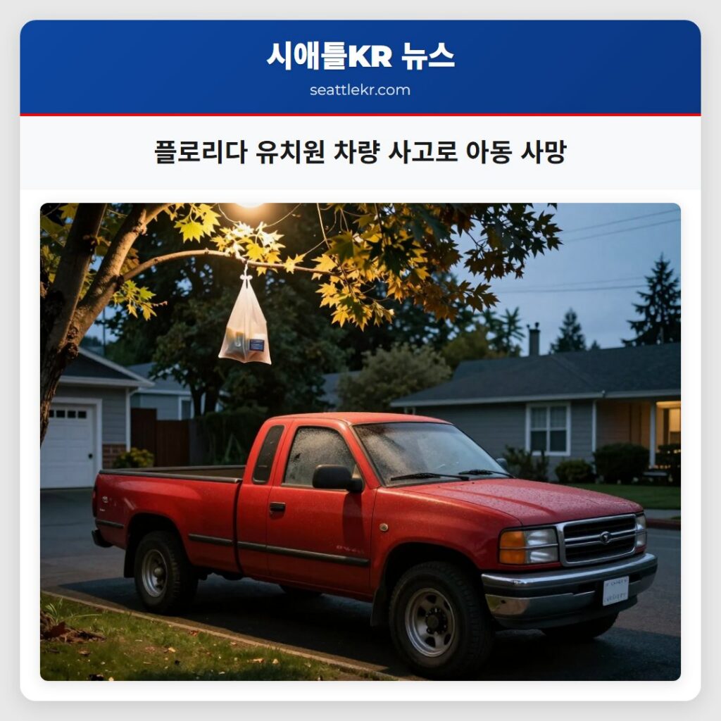 플로리다 유치원 차량 사고로 아동 사망