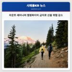 마운트 레이니어 캠핑파이어 금지로 산불 위험 감소