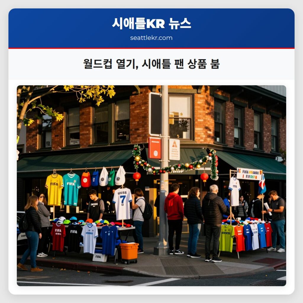 월드컵 열기, 시애틀 팬 상품 붐
