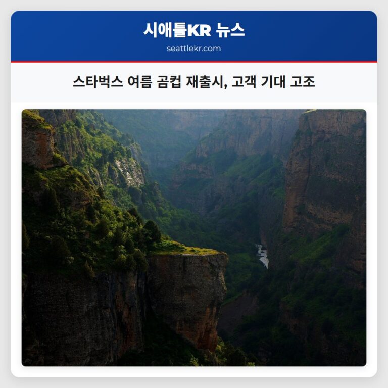 스타벅스 여름 곰컵 재출시 고객 기대 고조