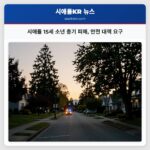 시애틀 15세 소년 총기 피해 안전 대책 요구