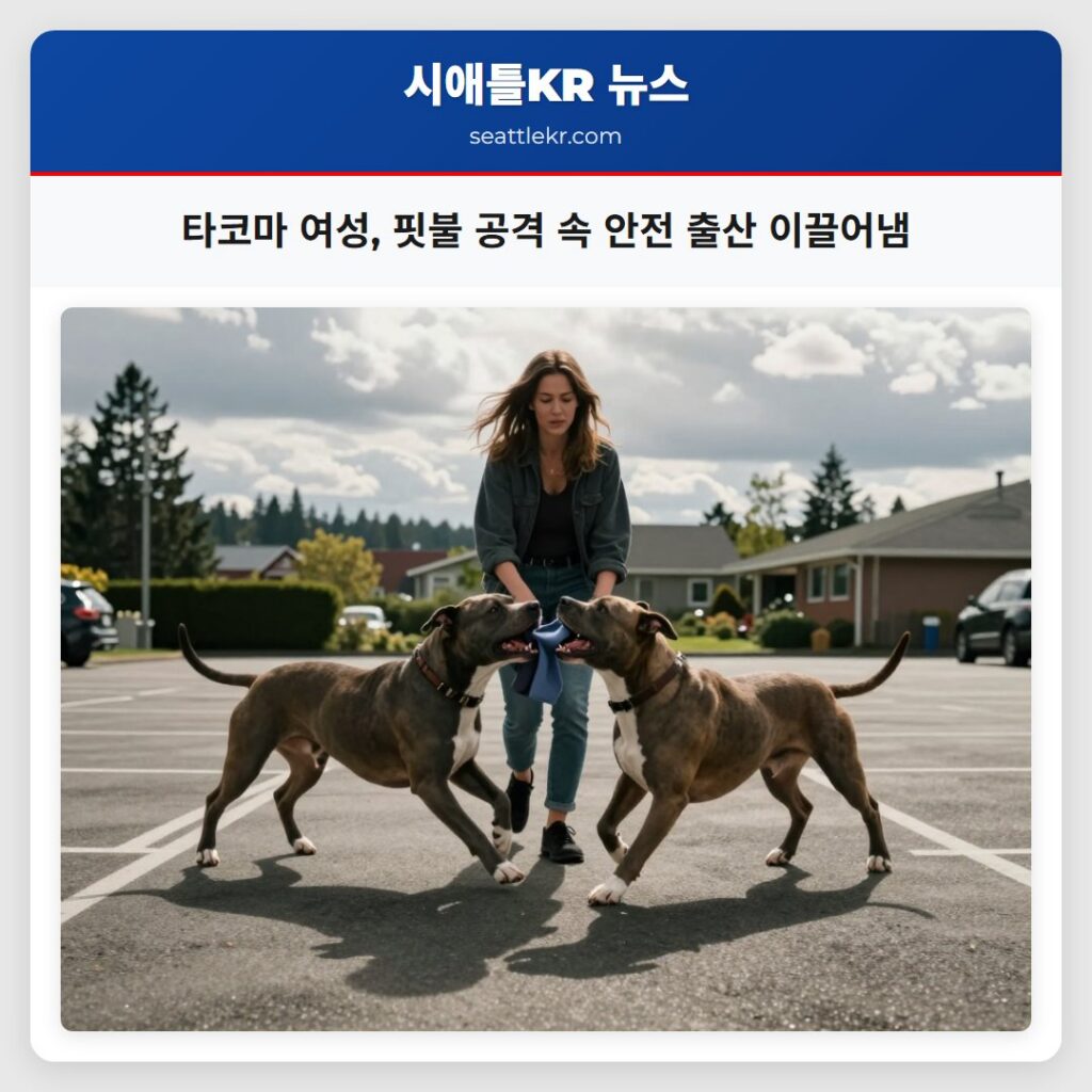 타코마 여성, 핏불 공격 속 안전 출산 이끌어냄