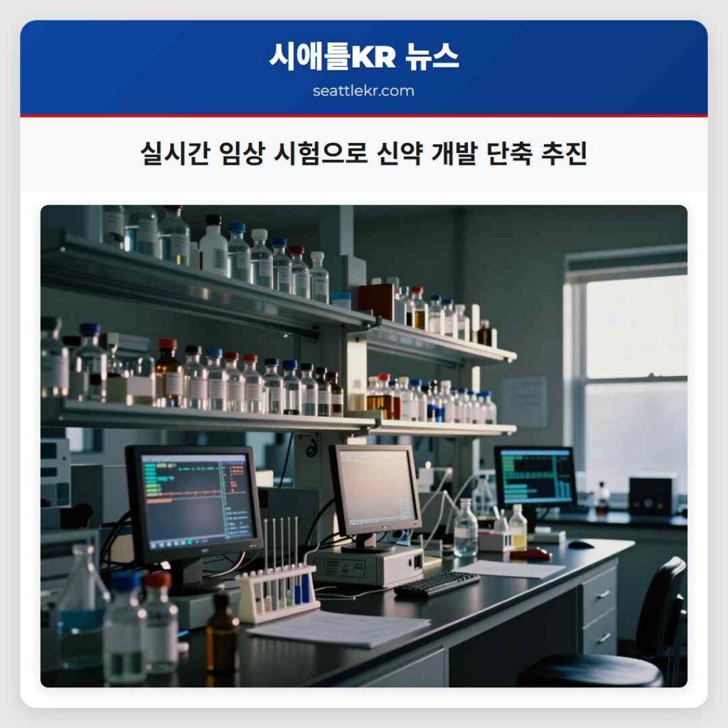실시간 임상 시험으로 신약 개발 단축 추진
