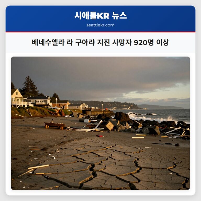 베네수엘라 라 구아랴 지진 사망자 920명 이상