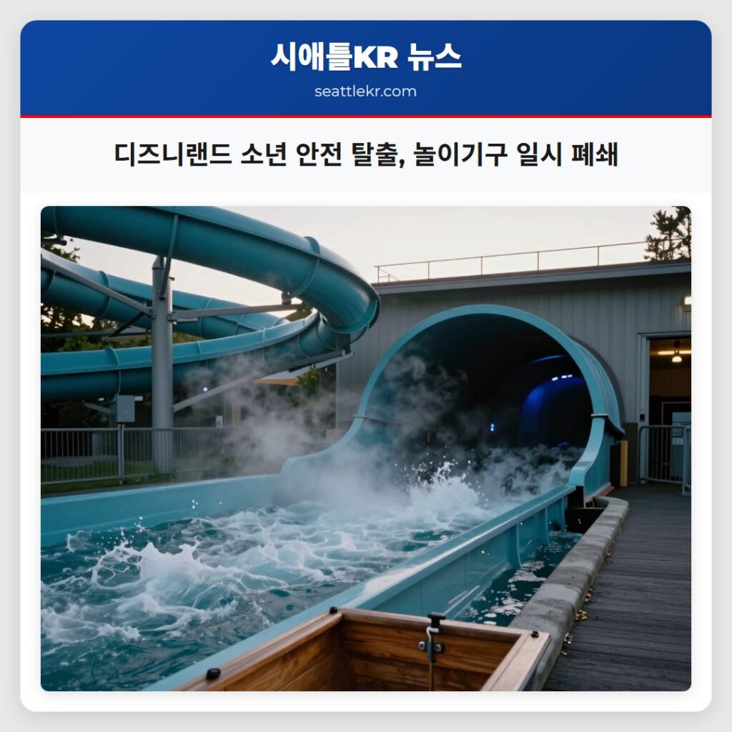 디즈니랜드 소년 안전 탈출, 놀이기구 일시 폐쇄