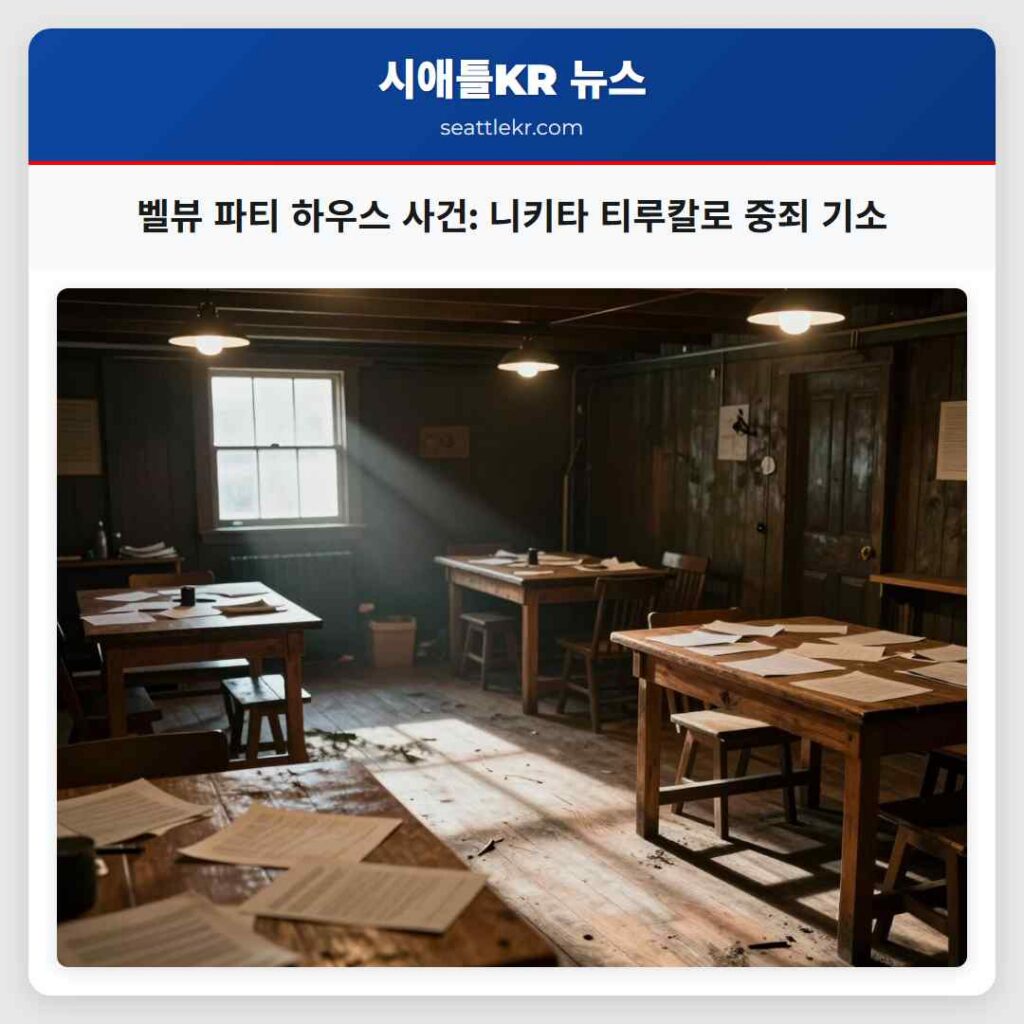 벨뷰 파티 하우스 사건: 니키타 티루칼로 중죄 기소