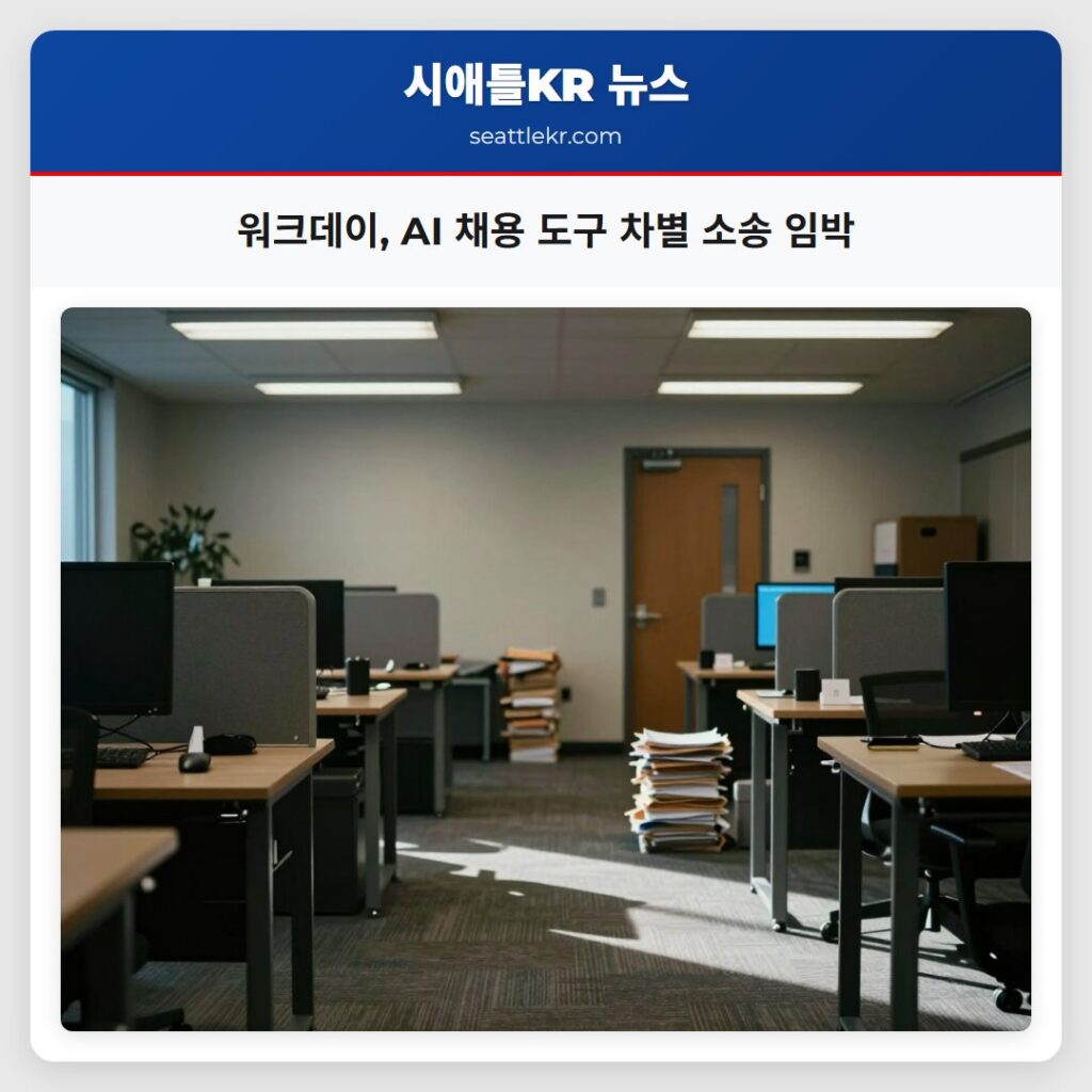 워크데이, AI 채용 도구 차별 소송 임박