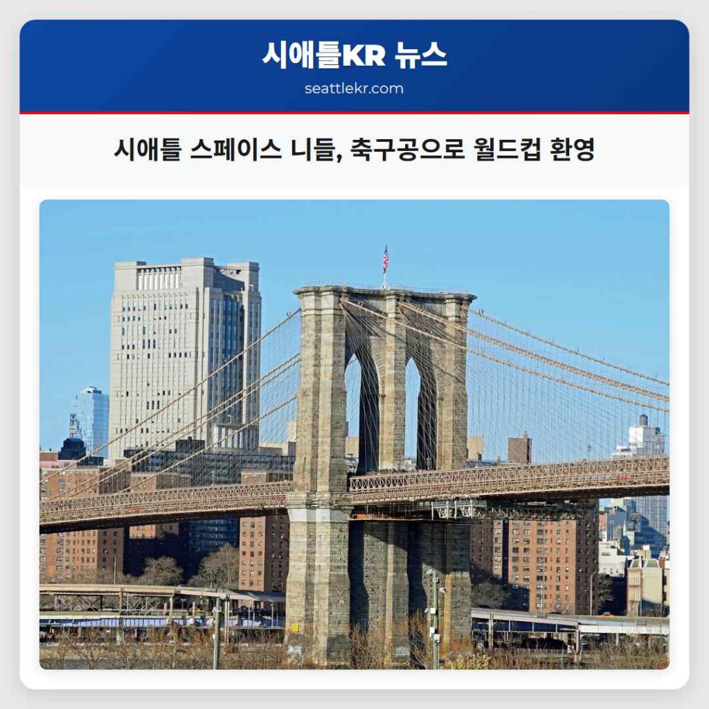 시애틀 스페이스 니들, 축구공으로 월드컵 환영