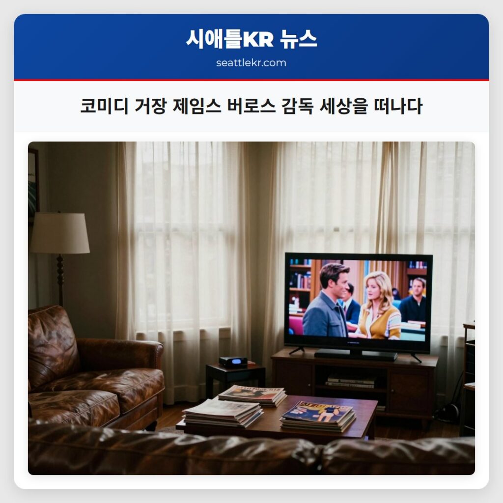 코미디 거장 제임스 버로스 감독 세상을 떠나다