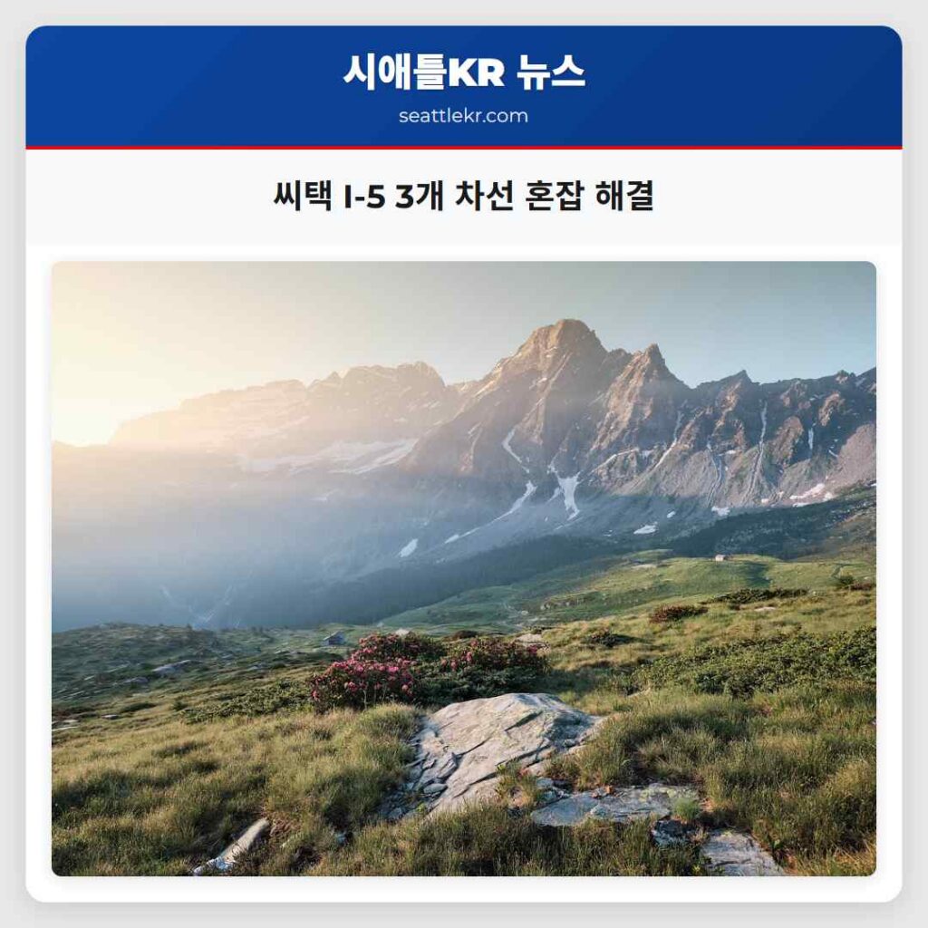 씨택 I-5 3개 차선 혼잡 해결