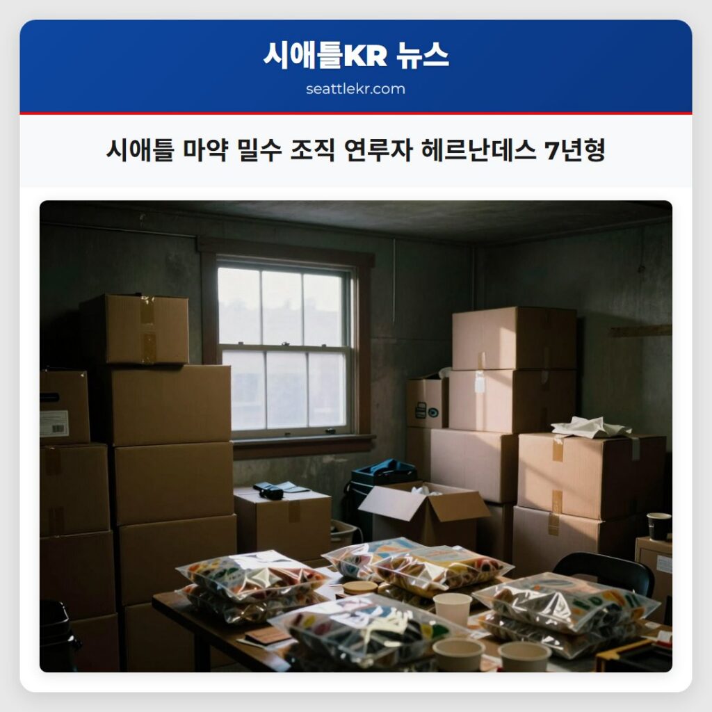 시애틀 마약 밀수 조직 연루자 헤르난데스 7년형